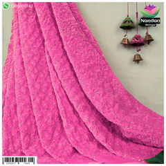 Velvet Choras Kaam Vastra - Pink