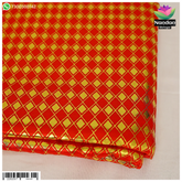 Choras Zari Chap Vastra - Red