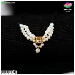 Jadaau Real Pearl Gop Mala