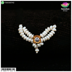 Real Pearl Gop Mala - Heera