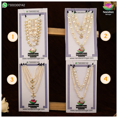 Heera Haar & Mala Combo - Silver(S300)