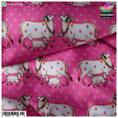 Cow Print Vastra ( Pink )