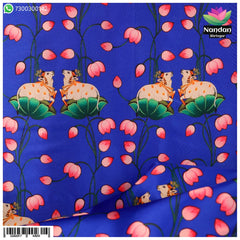 Cow Print Vastra ( Blue )