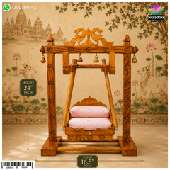 Wooden Hindola Square - No.3