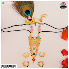 Meenakari Satrangi Holi Shringar