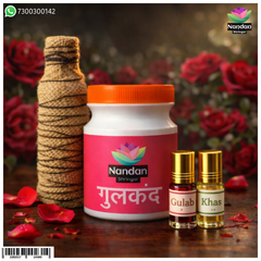 Seva Combo - Itra, Gulab Jal, Gulkand,