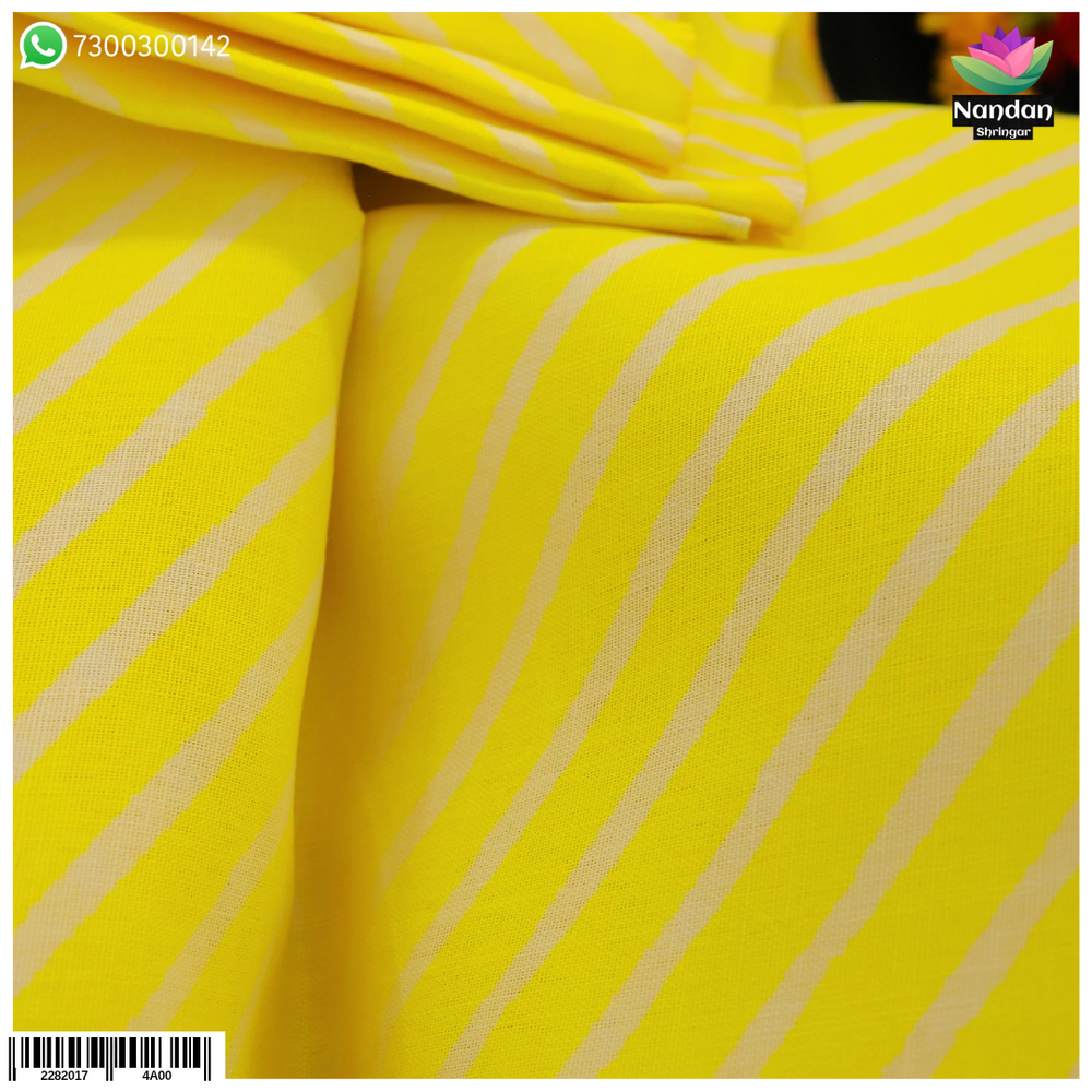 Lehariya Vastra Yellow