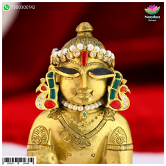 Jadaau MayuraKrit Kundal - Milma (Silver) Size 2