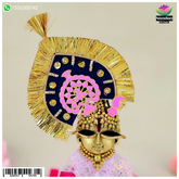 Laddu Gopal Meenakari Mukut Pink (With Kiran)