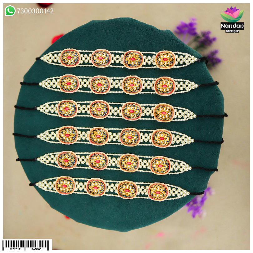 Meenakari Takiya Patte Set