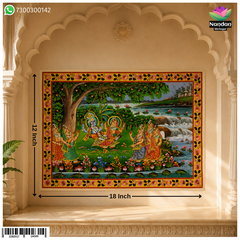 Hand-Painted Van Vihar Pichwai