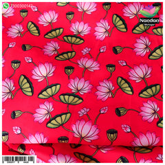 Kamal Print Vastra - Red