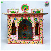 Meenakari Bangla - Reversible Side 1 - Gulabi Side 2 - Firoja ( 16 Inch )