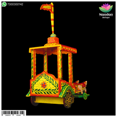 Wooden Rath Hand Painted - No.2