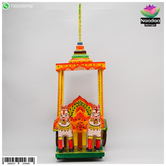 Wooden Rath Hand Painted - No.4