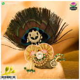 Silver Kulhe Jod with Shishfool jewelry set for Rath Yatra, featuring intricate designs and traditional craftsmanship.