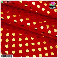 Zari Chap Vastra - Red
