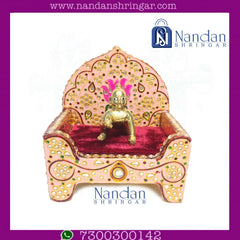 Meenakari Moti Sinhasan