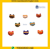 Chhajedar Zari Paag - Small - Various Colors (Pack of 10) - nandanshringar