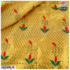 Diwali Special Furak saai Vastra - Soneri Zari