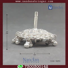 Fine silver Designer Chakri by Utsav Arts featuring intricate craftsmanship and elegant design.