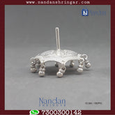 Fine silver Designer Chakri by Utsav Arts, showcasing intricate craftsmanship and elegant design details.