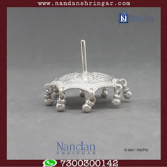 Fine silver Designer Chakri by Utsav Arts, showcasing intricate craftsmanship and elegant design details.