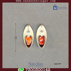 Fine silver Mojadi from Utsav Arts, showcasing intricate craftsmanship and traditional design elements.