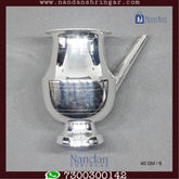 Fine silver jewelry by Utsav Arts featuring intricate design and craftsmanship in Jhari Ji style.