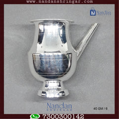 Fine silver jewelry by Utsav Arts featuring intricate design and craftsmanship in Jhari Ji style.