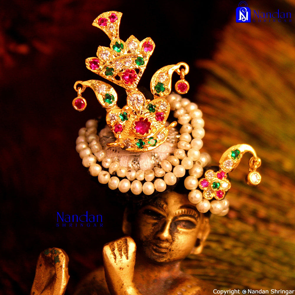 Tipara Folding Silver 4-in-1 Shringar by Nandanshringars, showcasing intricate silver jewelry with folding design and traditional craftsmanship.