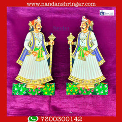 White Chadidaar Pair by Nandanshringars, showcasing intricate design and elegant draping for traditional attire.