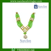 Kunjari Haar - Green (Silver)