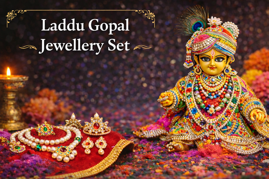 Laddu Gopal Jewellery Set,