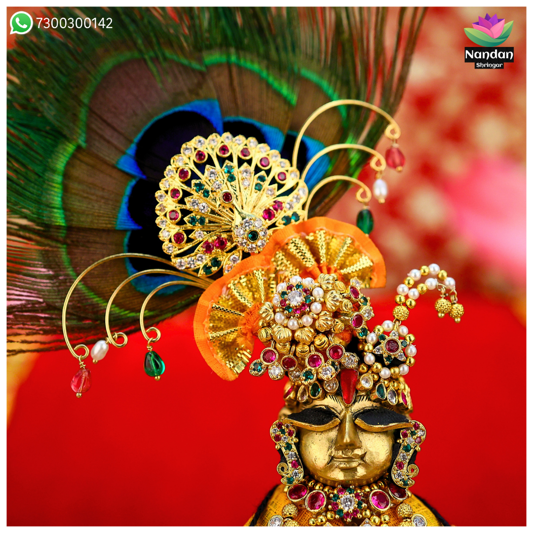 Janmashtami Special Makrakrit kundal - Milma