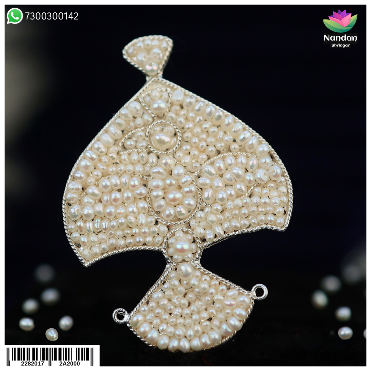 Moti Mukut - Real Pearl ( Size 4 )