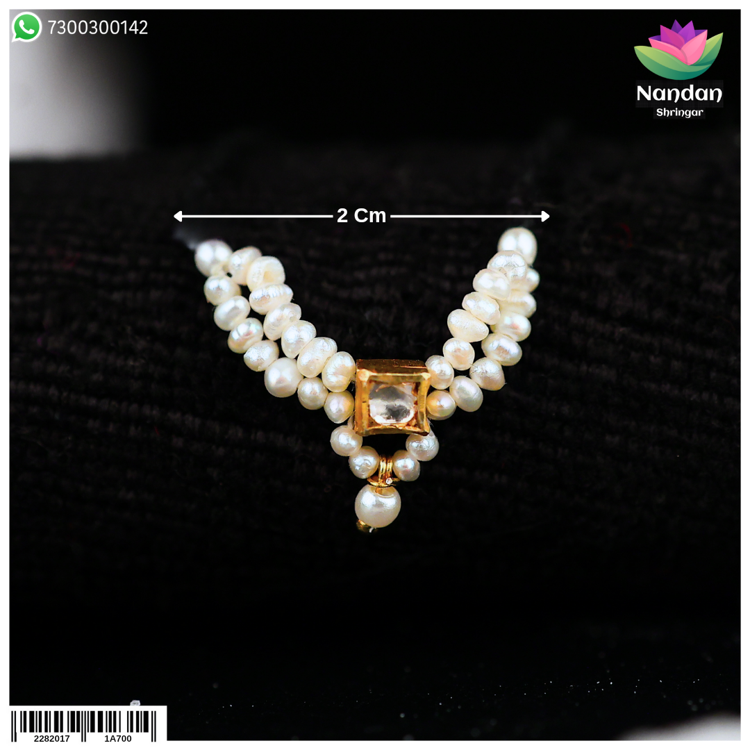 Jadaau Real Pearl Gop Mala