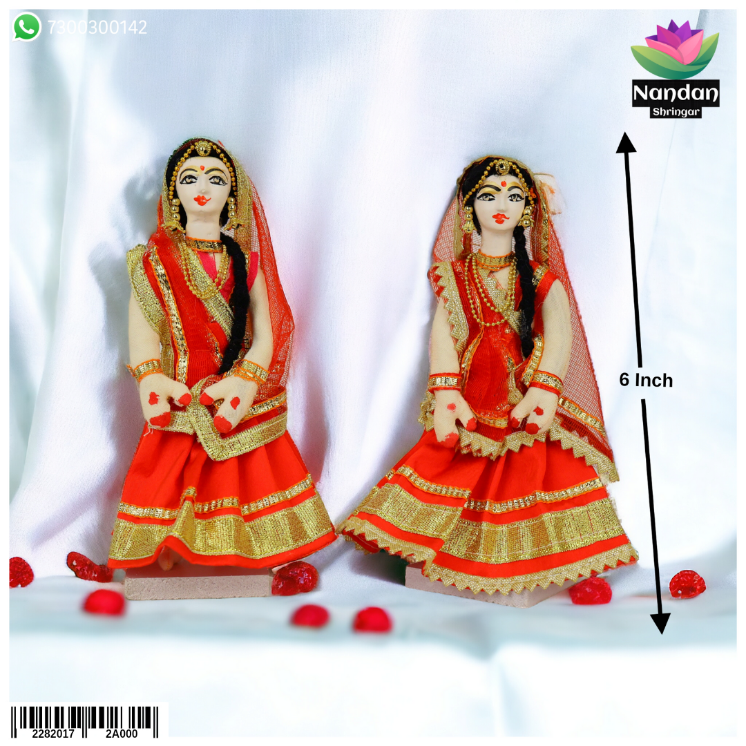 Cloth Gopi Set One Pair - 6 Inch