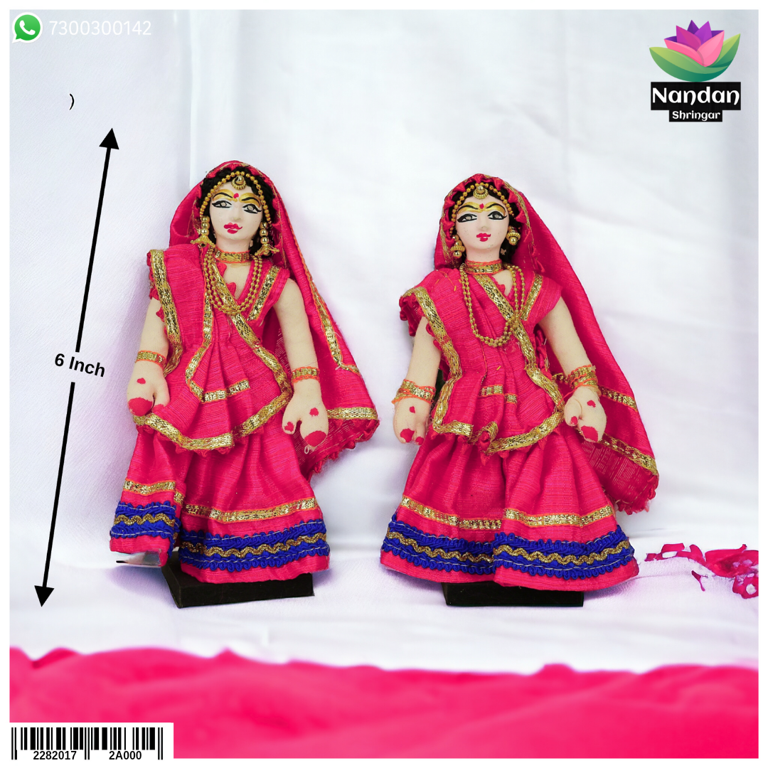 Cloth Gopi Set One Pair - 6 inch