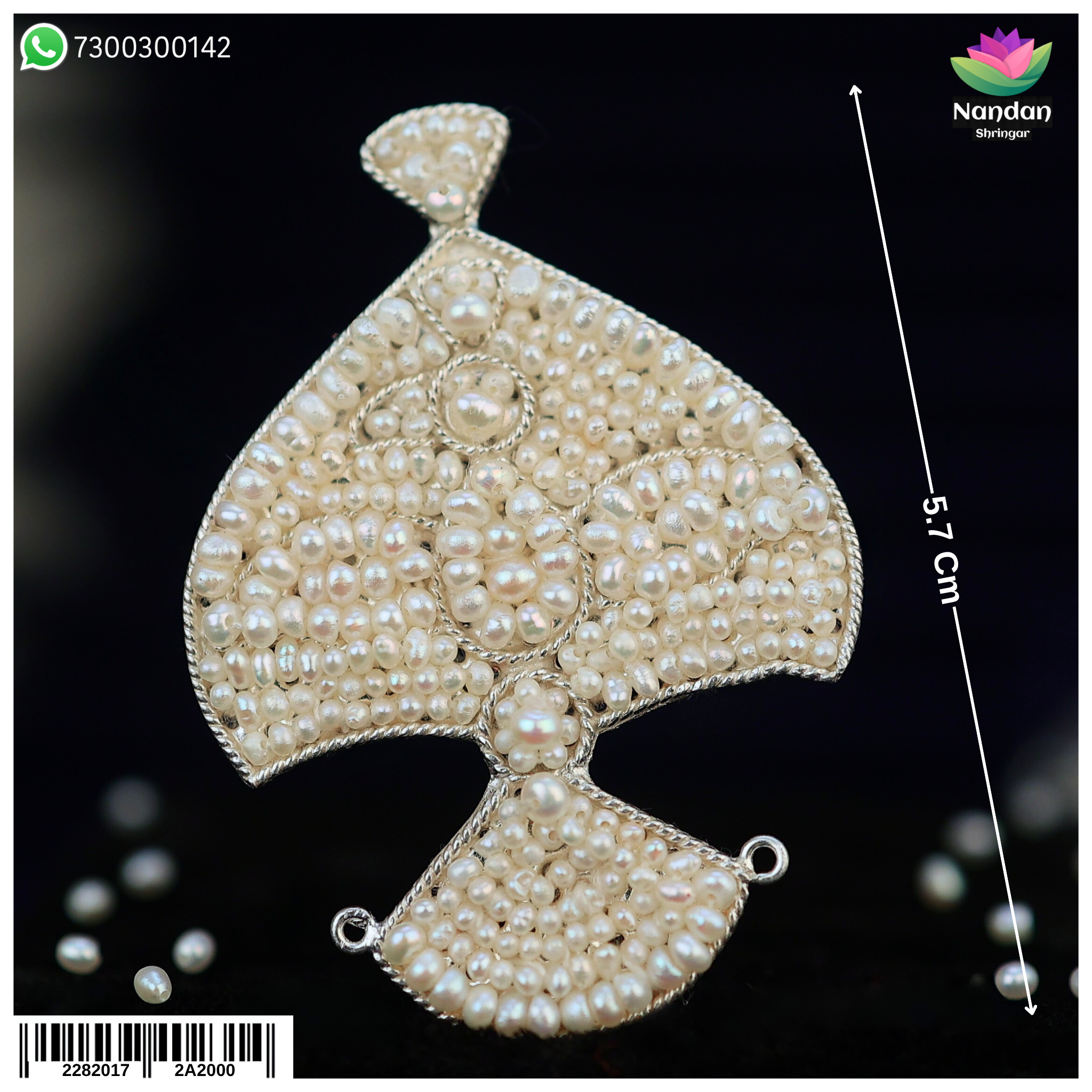 Moti Mukut - Real Pearl ( Size 4 )