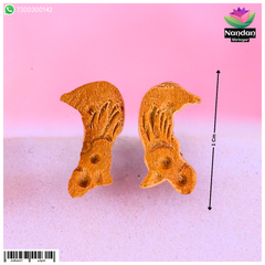 Chandan Makrakrit Kundal - Size 1 For 0 To 1 No. Swaroop