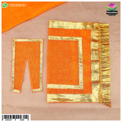 Navratri Chapa Chira Odhni - Orange