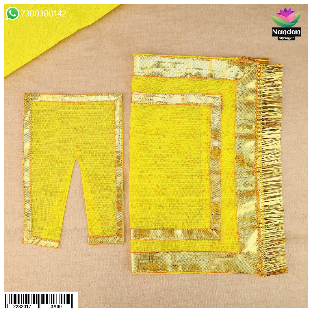 Navratri Chapa Chira Odhni - Yellow