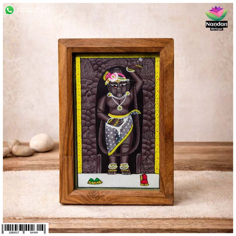 Chitra ji Swaroop - Postcard Size With Gold Work