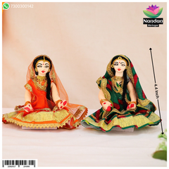 Cloth Gopi Set One Pair - 4 Inch