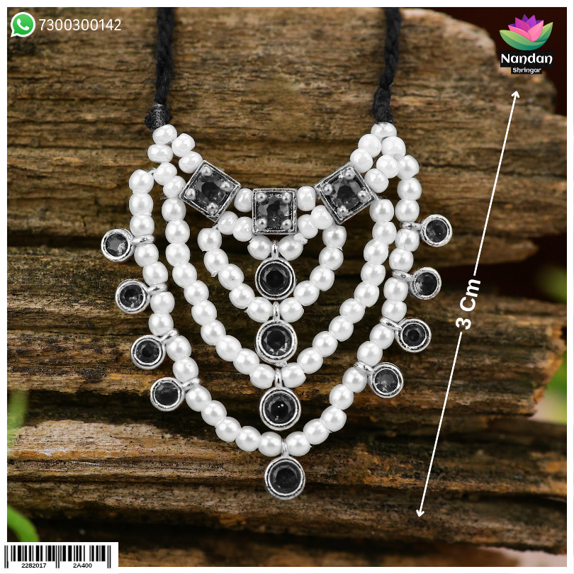 Hasli Haar Panna  - (Silver)