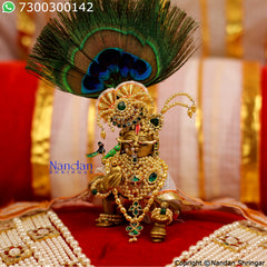 Jadaau Kulhe Jod with Shishfool kundal - Silver (Rath Yatra Special)