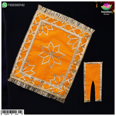 Janmashtami special premium Chira Odhni by Nandan Shringar, featuring colorful fabric with intricate traditional embroidery.