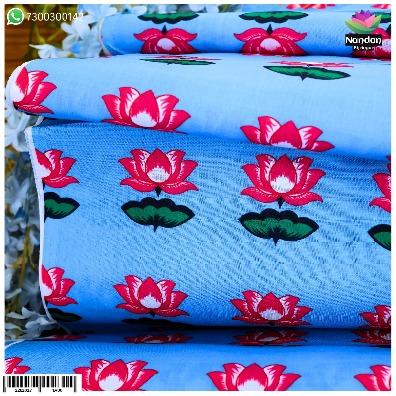 Kamal Print Vastra - Blue