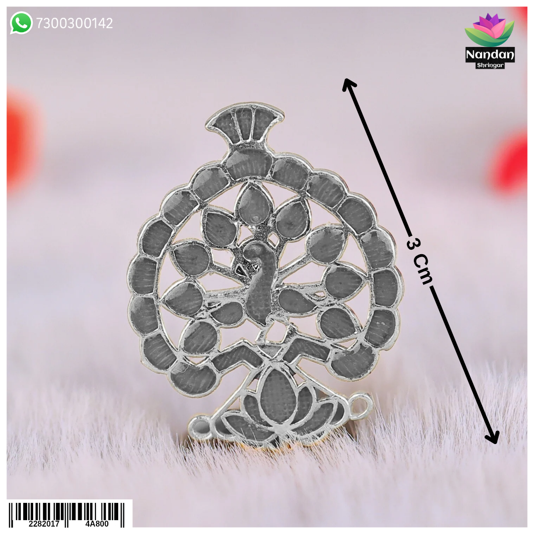 Laddu Gopal Meenakari Mukut Green (With Kiran)